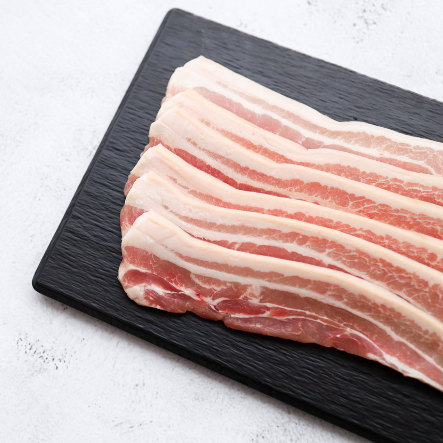 Sliced Skin on Pork Belly 오겹살(구이용)  4lb