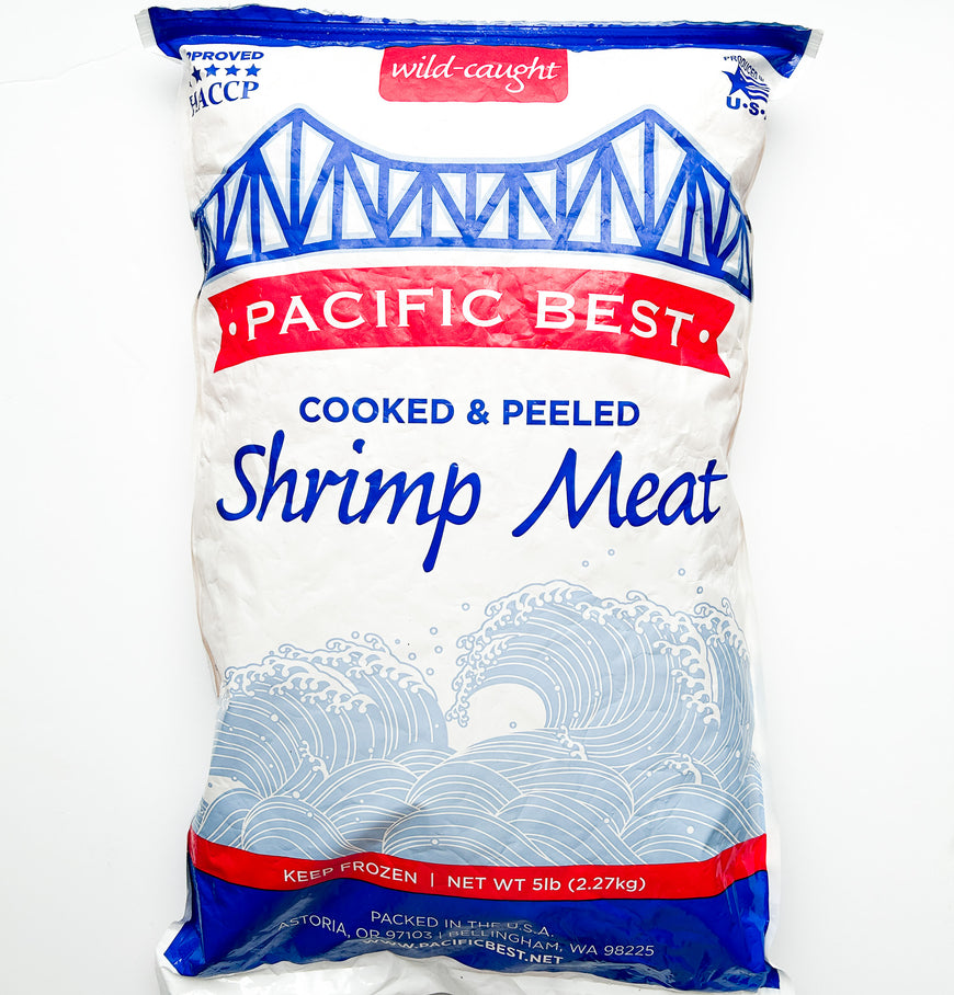 Wild Cooked Shrimp Meat 5lb