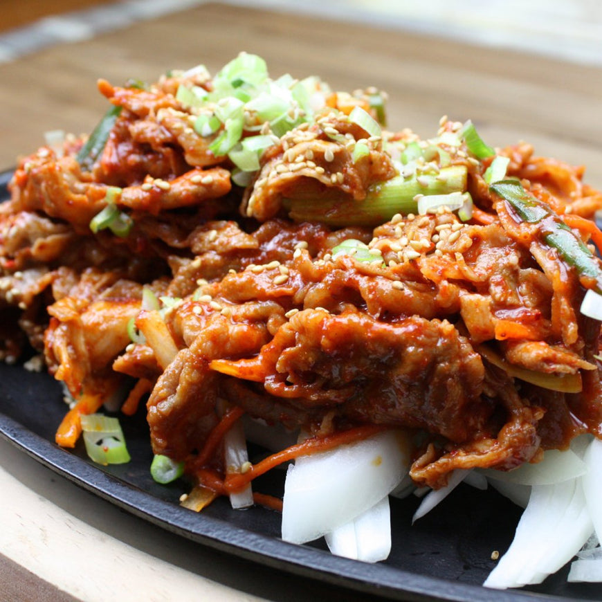 Korean Style Spicy Pork BBQ(고추장 돼지불고기)